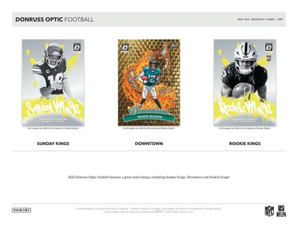 2025 Panini Donruss Optic Cartes Football NFL Méga Box