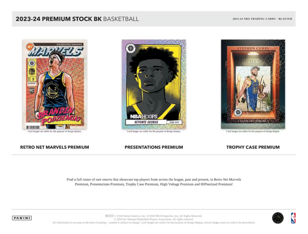 2023-24 Panini Premium Stock Cartes Basketball NBA 6-Pack Blaster Box Panini