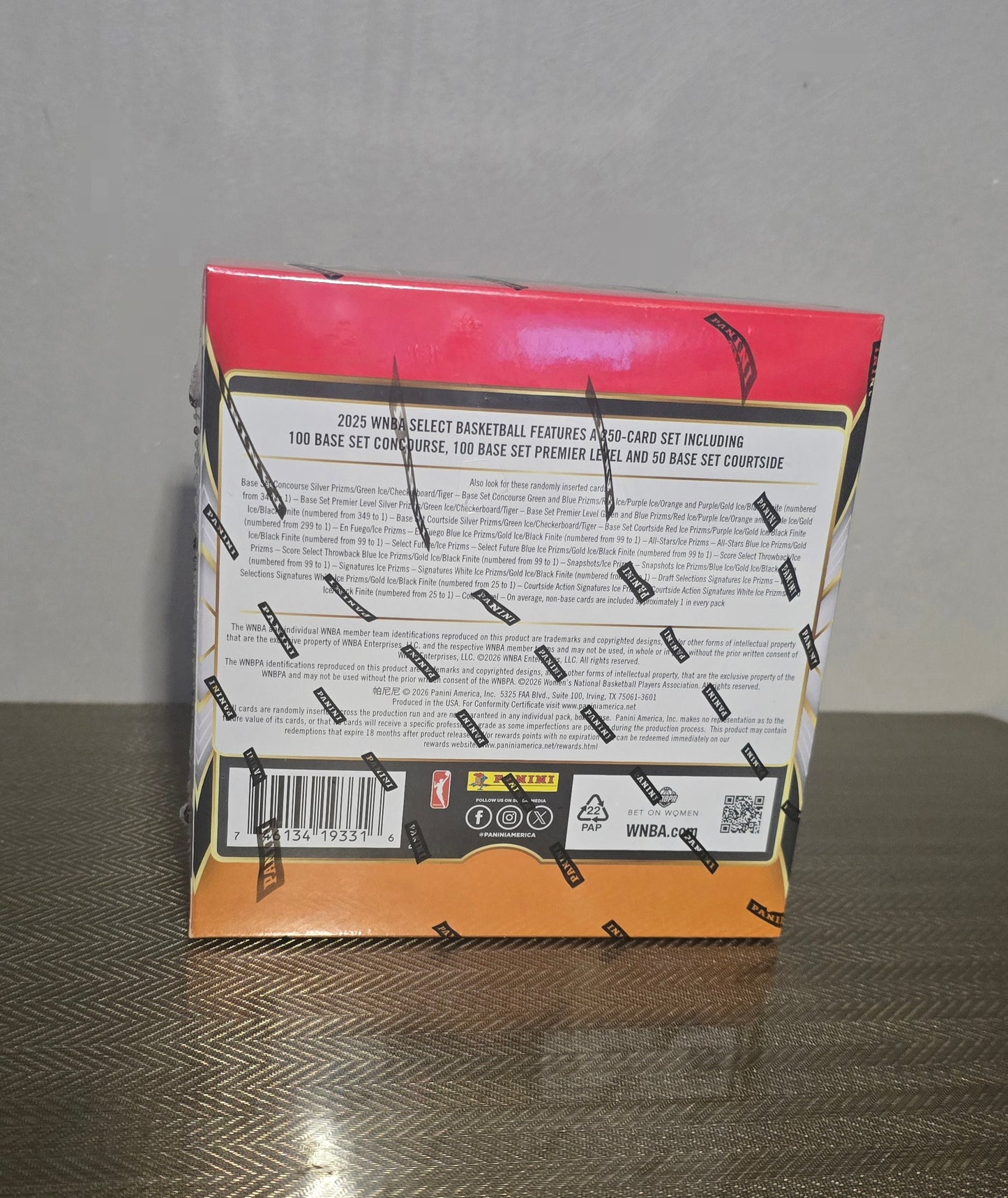 2025 Panini Select WNBA Cartes Basketball Hobby Méga Box