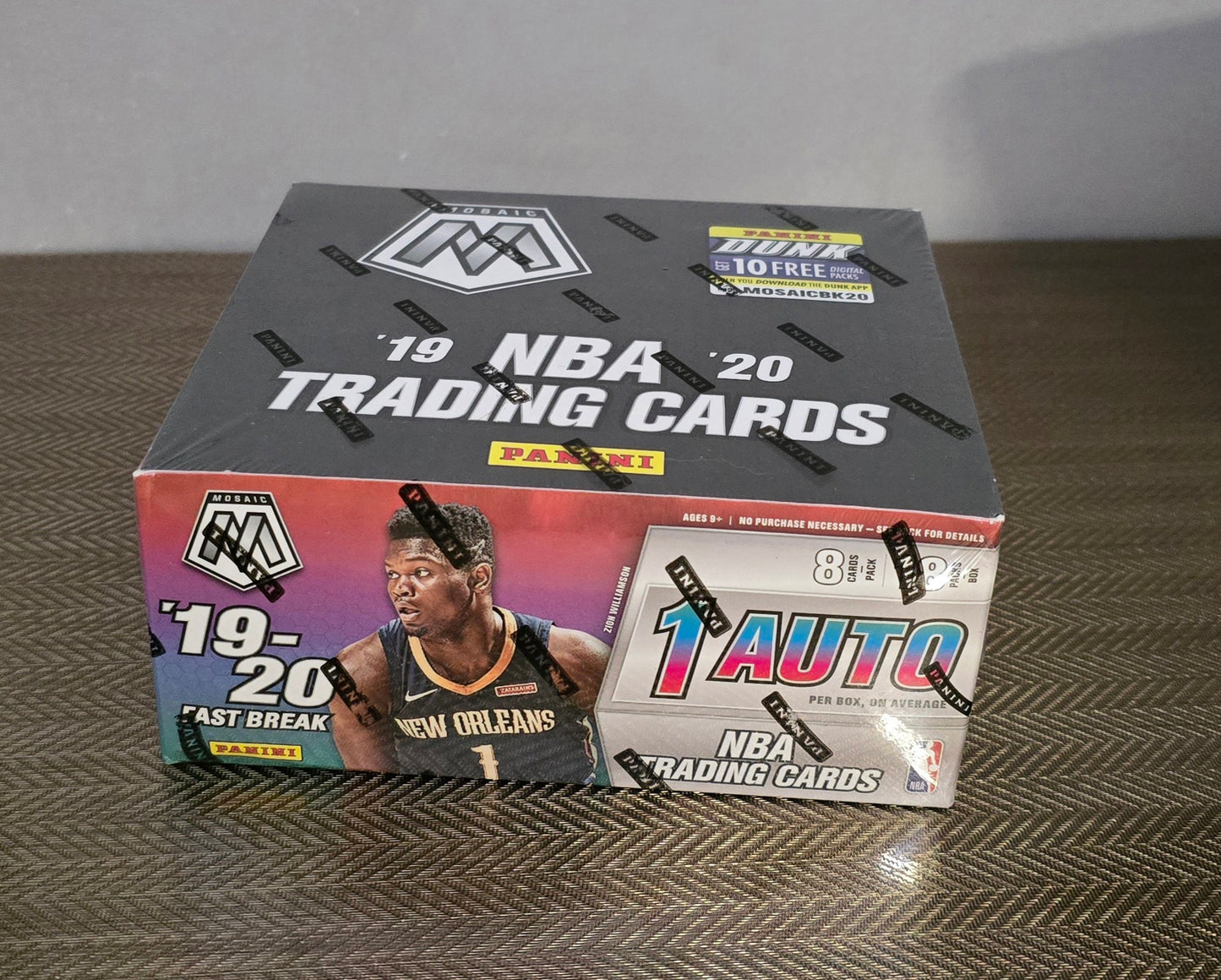 2019-20 Panini Mosaic Cartes Basketball NBA Fast break Box