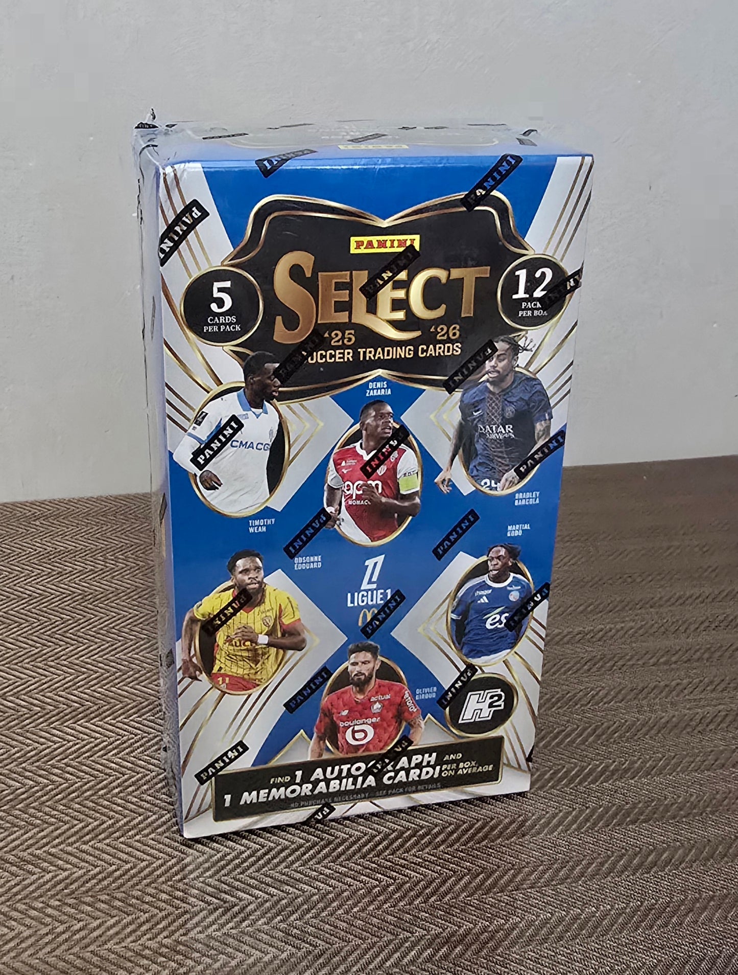 2025-26 Panini Select Ligue 1 Cartes Soccer International H2 Box