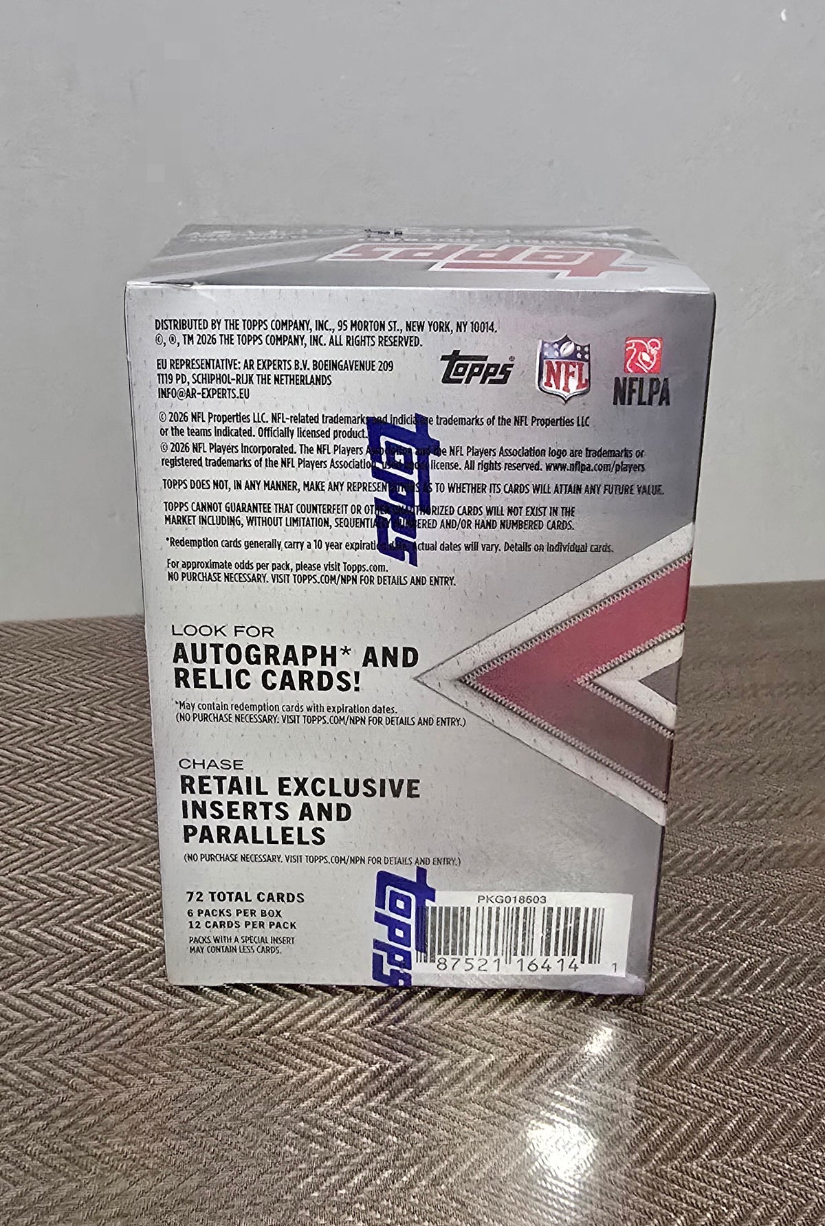 2026 Topps Flagship Cartes Football NFL Blaster Box