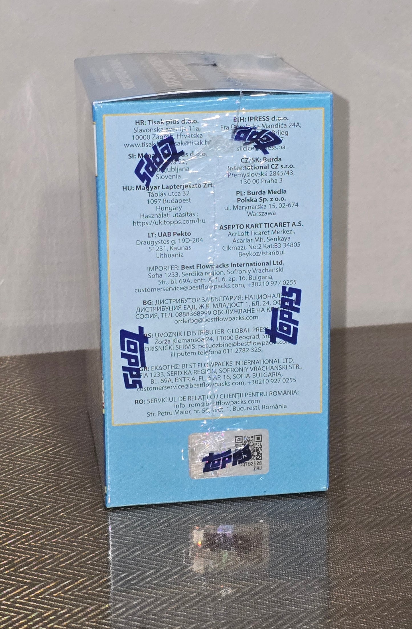 2024-25 Topps Merlin UEFA Club Competitions Cartes Foot Soccer Blaster Box