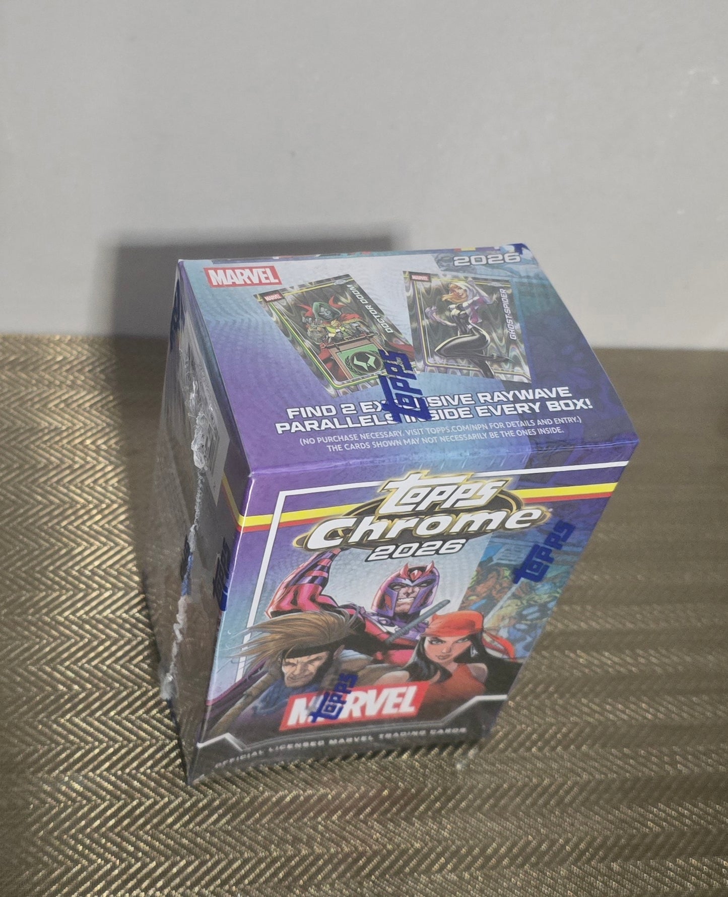 2026 Topps Chrome Cartes Marvel Comics Blaster Box
