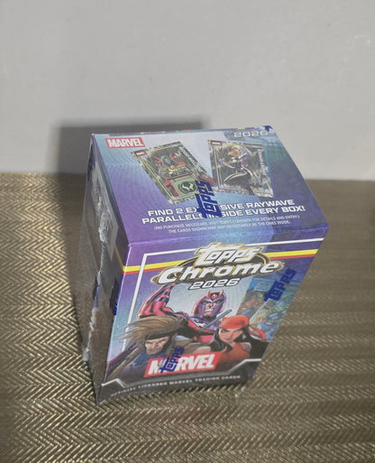 2026 Topps Chrome Cartes Marvel Comics Blaster Box
