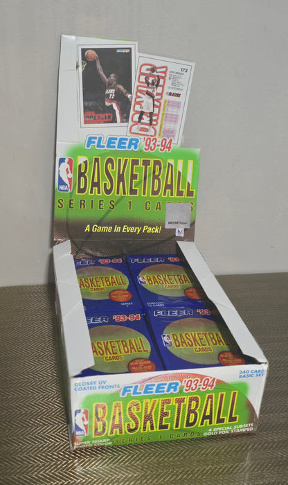 1993-94 Fleer Series 1 Cartes Basketball NBA Hobby Pack