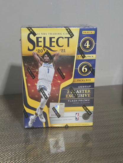 2020-21 Panini Select Cartes Basketball NBA Blaster Box (Flash Prizms)