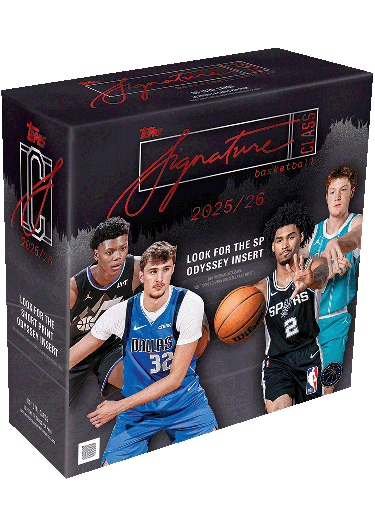 2025-26 Topps Signature class Cartes Basketball NBA Méga Box