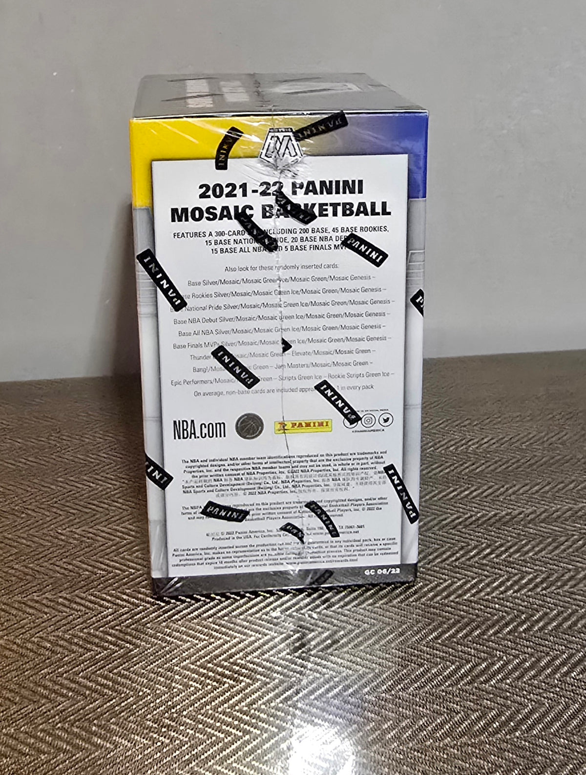 2021-22 Panini Mosaic Cartes Basketball NBA Fanatics Blaster Box