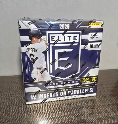 2026 Panini Elite Cartes Baseball MLB Méga Box