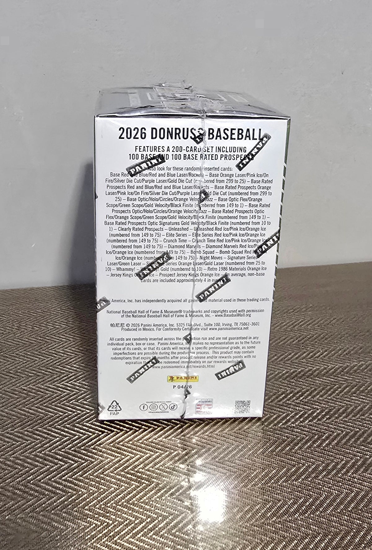 2026 Panini Donruss Cartes Baseball MLB Hobby Blaster Box