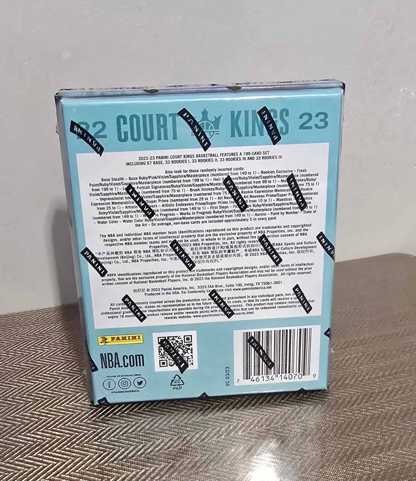 2022-23 Panini Court Kings Cartes Basketball NBA Hobby Box