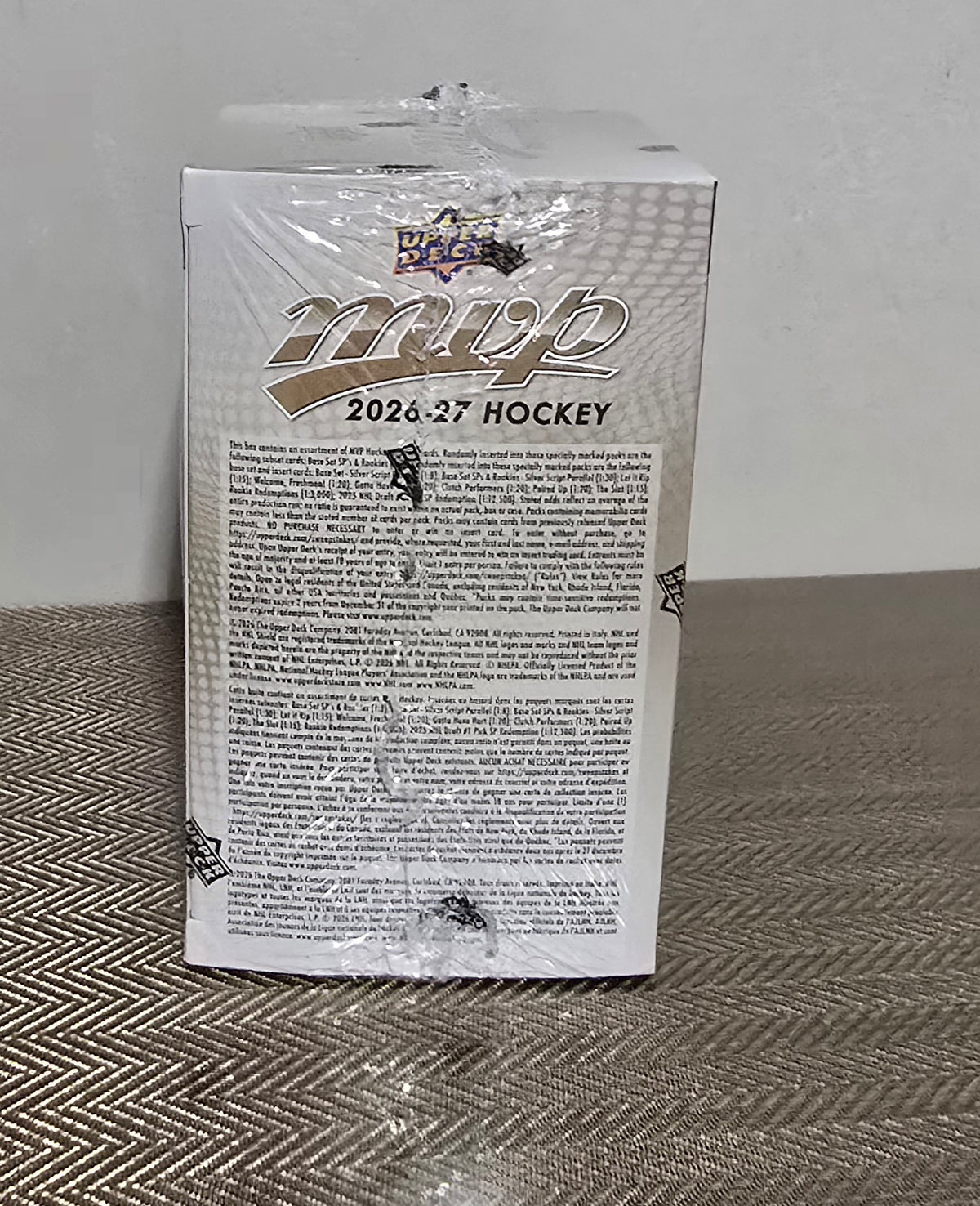 2026-27 Upper Deck MVP  Cartes Hockey NHL Blaster Box