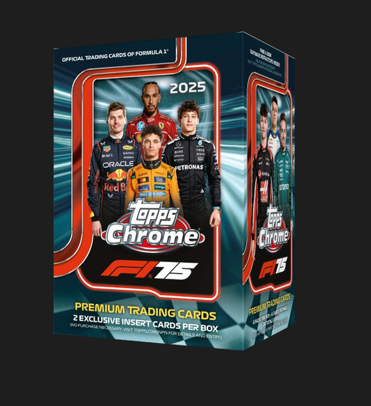 2025 Topps Chrome Cartes F1 Formula 1 - Blaster Box