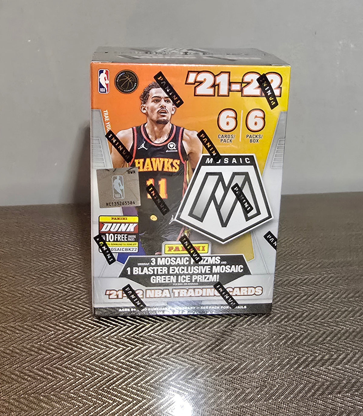 2021-22 Panini Mosaic Cartes Basketball NBA Fanatics Blaster Box