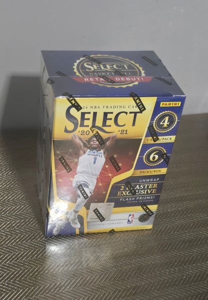 2020-21 Panini Select Cartes Basketball NBA Blaster Box (Flash Prizms)