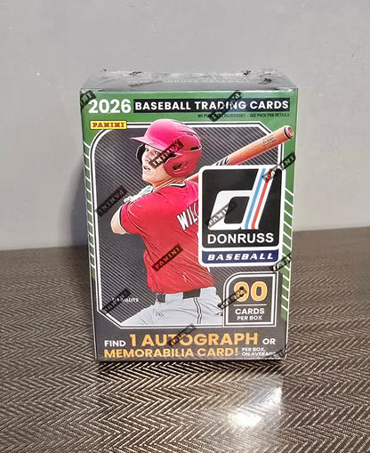 2026 Panini Donruss Cartes Baseball MLB Hobby Blaster Box