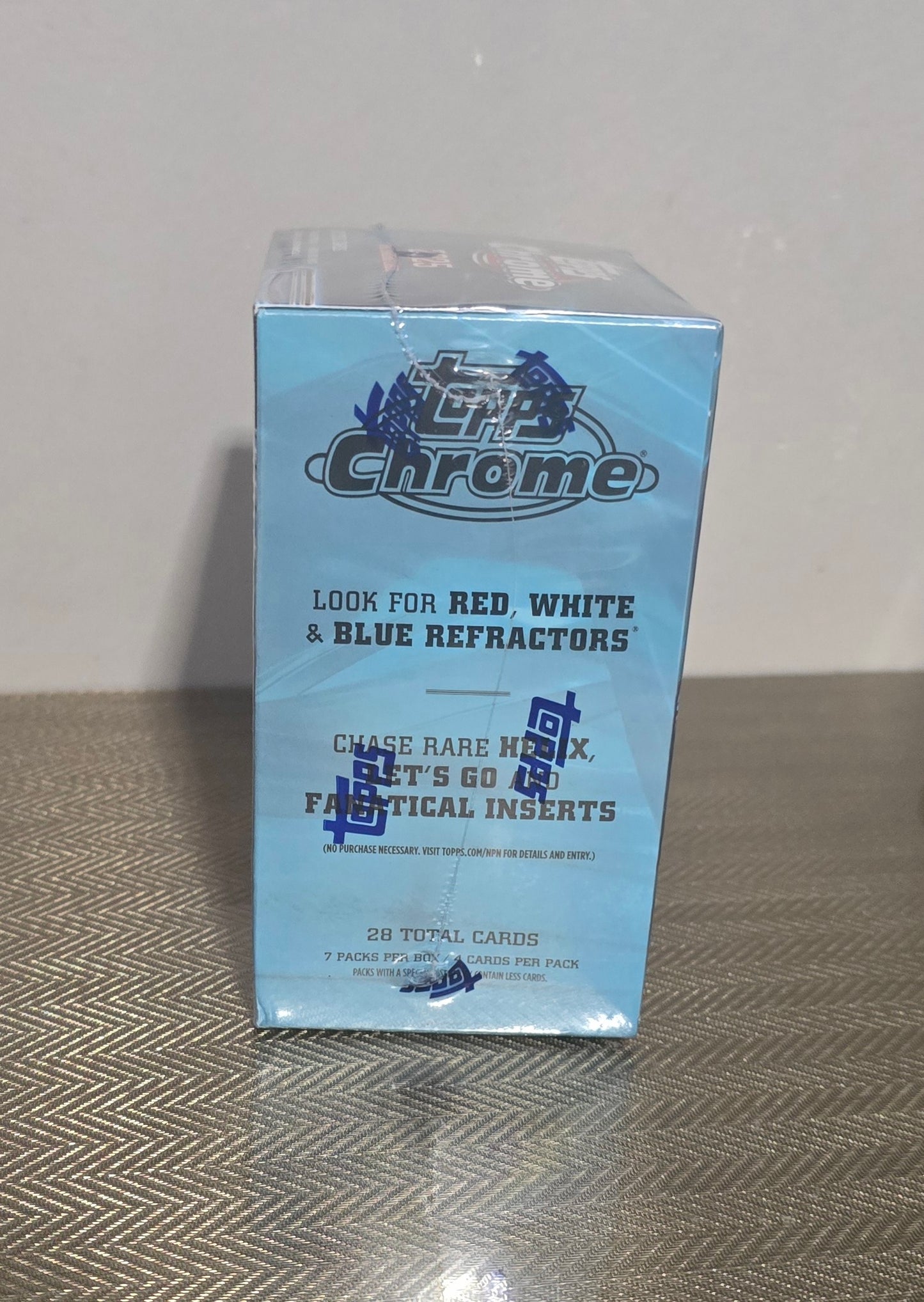 2025 Topps Chrome Cartes Football NFL Blaster Box