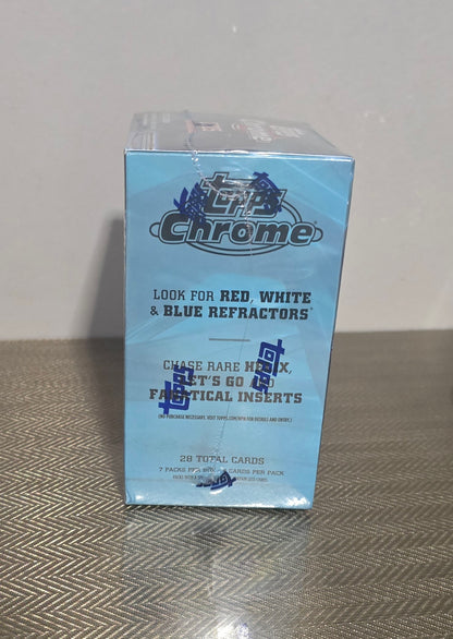 2025 Topps Chrome Cartes Football NFL Blaster Box