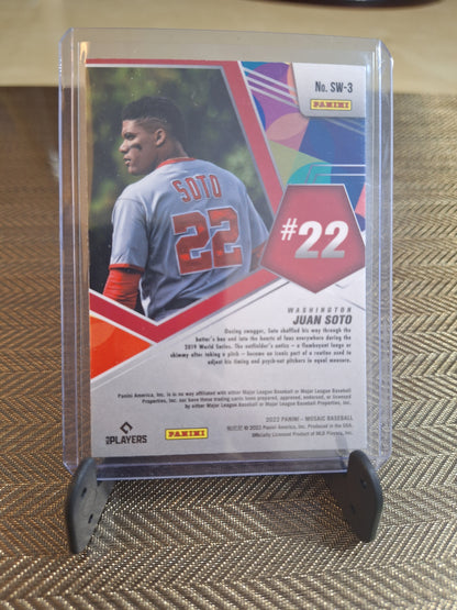 Carte collection Baseball Swagger JUAN SOTO #Panini Mosaïc 2022