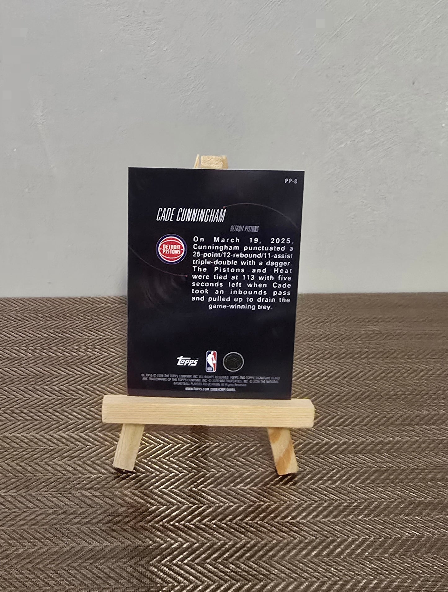 Cartes collection sport Basketball NBA Cade Cunningham