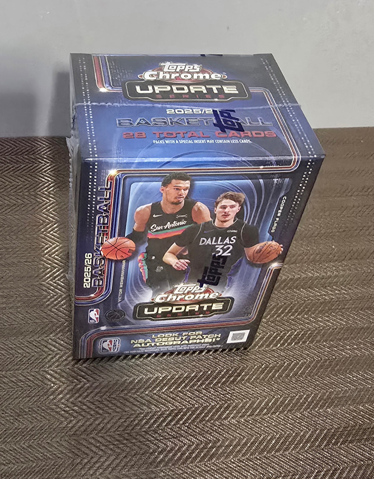 2025-26 Topps Chrome Update Series Cartes Basketball NBA Blaster Box