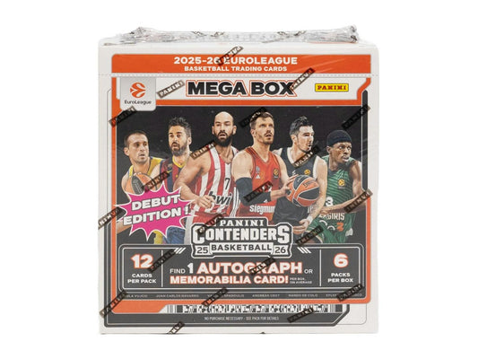 2025-26 Panini Contenders EuroLeague Cartes Basketball NBA Méga Box