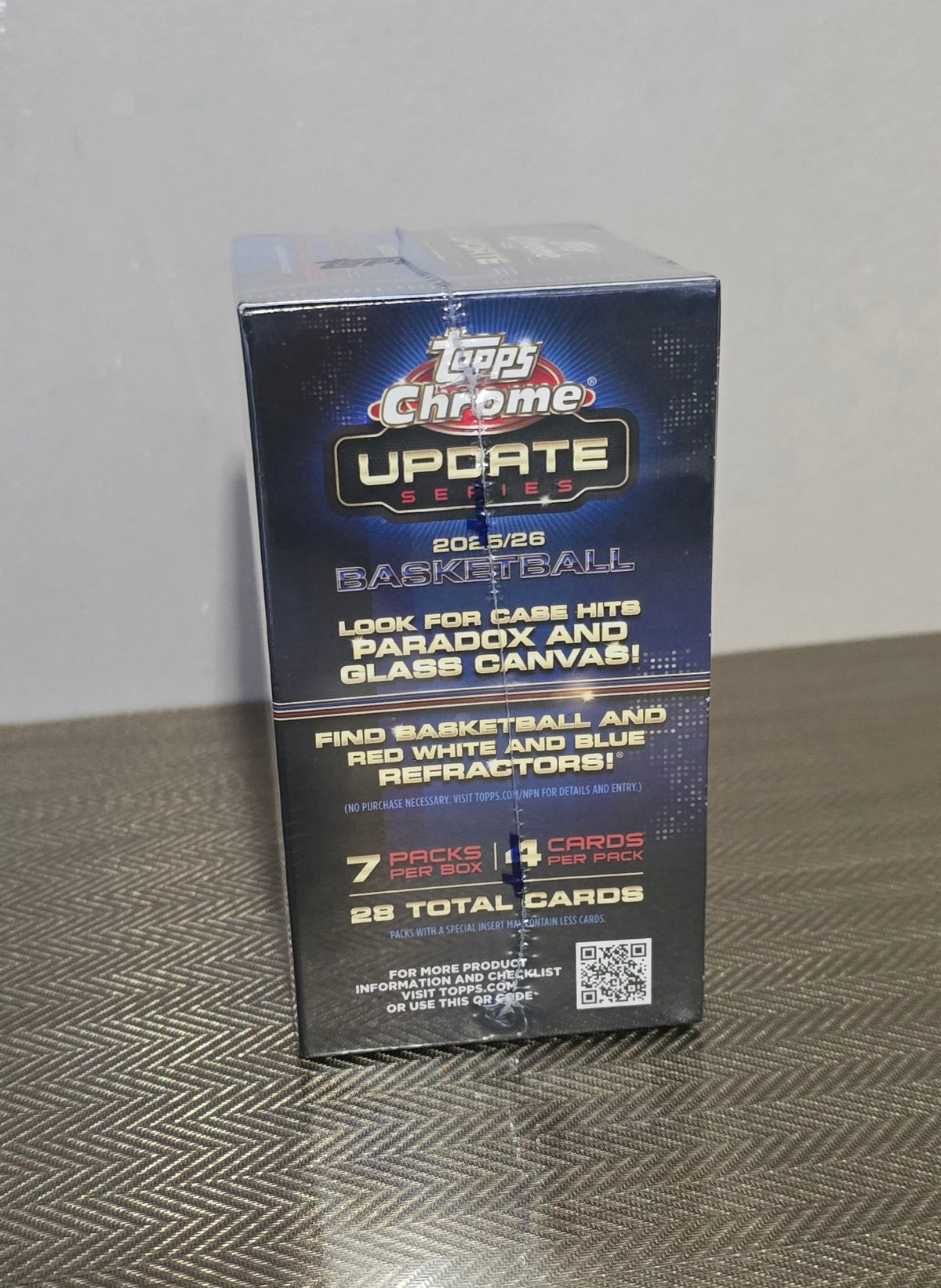 2025-26 Topps Chrome Update Series Cartes Basketball NBA Blaster Box