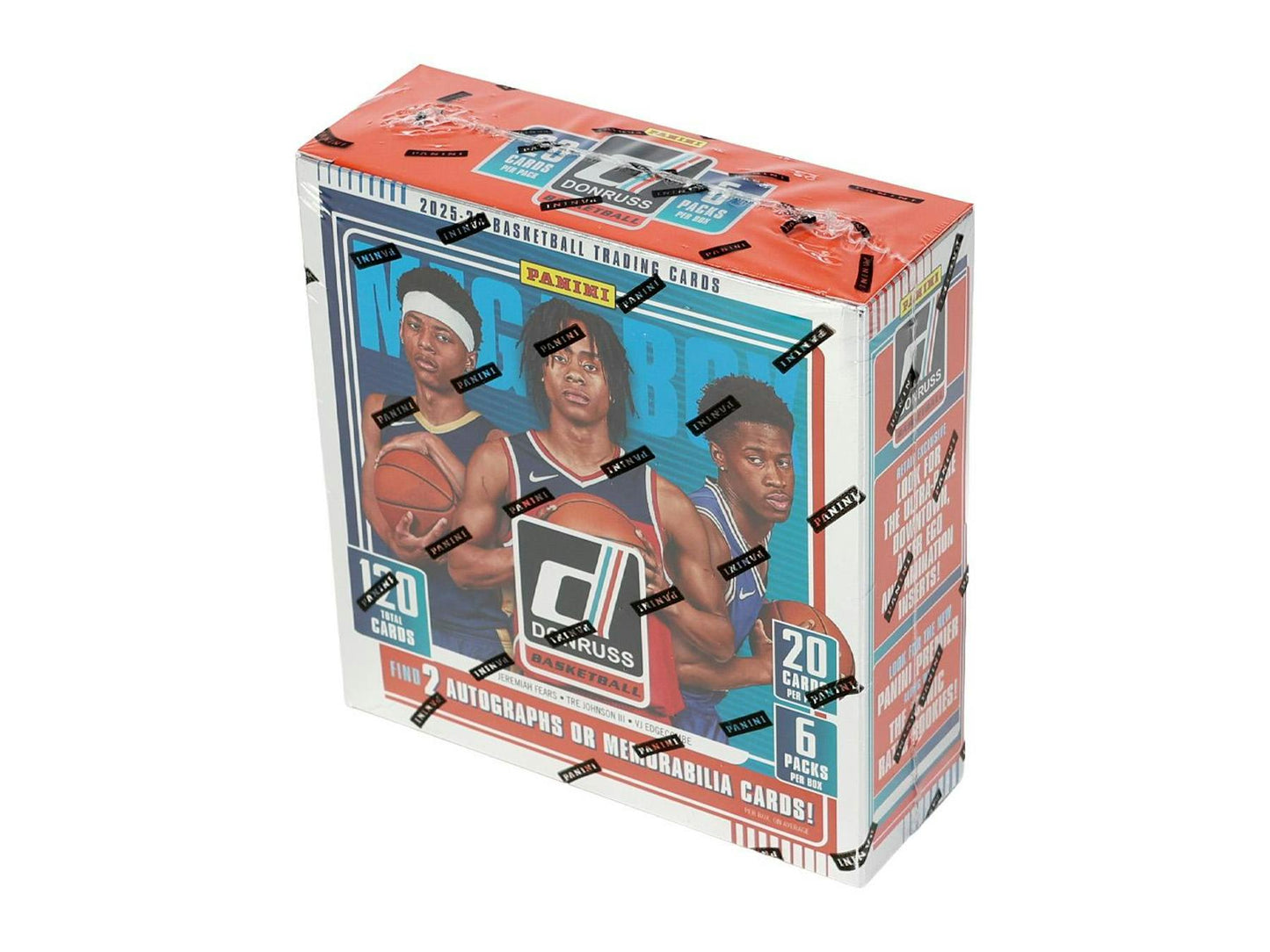 2025-26 Panini Donruss Cartes Basketball NBA Méga Box