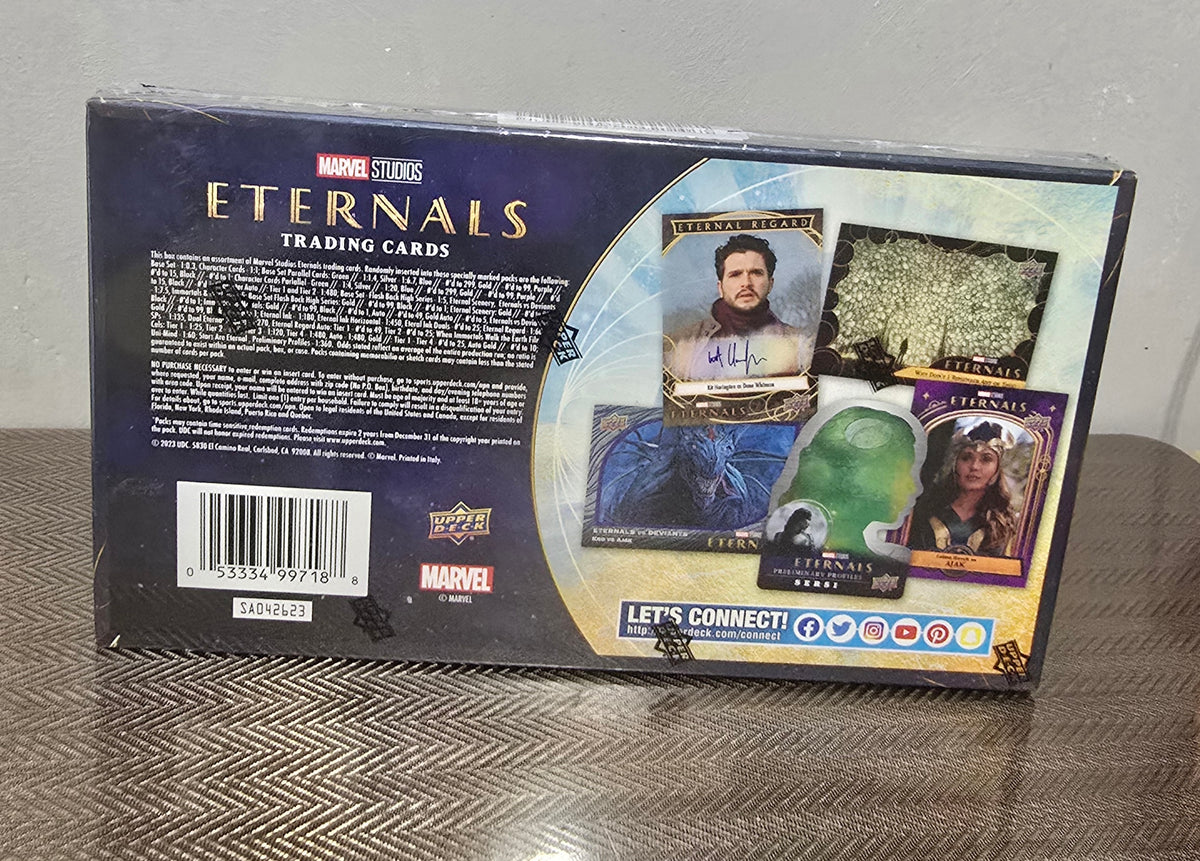 2023 UpperDeck Eternals Cartes Marvel Studios Hobby Box