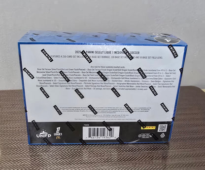 2025-26 Panini Select Ligue 1 Cartes Soccer International Hobby Méga Box