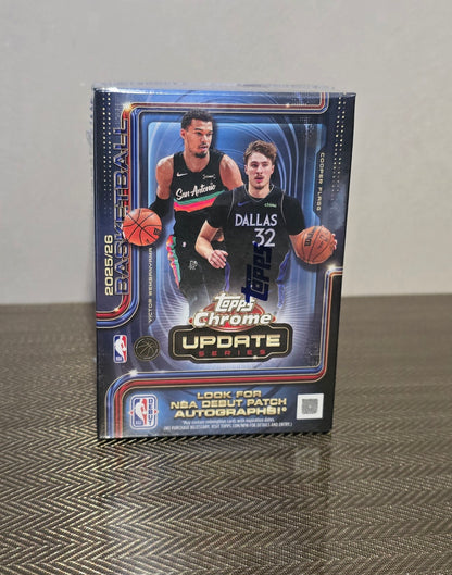 2025-26 Topps Chrome Update Series Cartes Basketball NBA Blaster Box