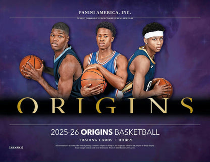 2025-26 Panini Origins Cartes Basketball NBA Hobby Box ** PRECOMMANDE **