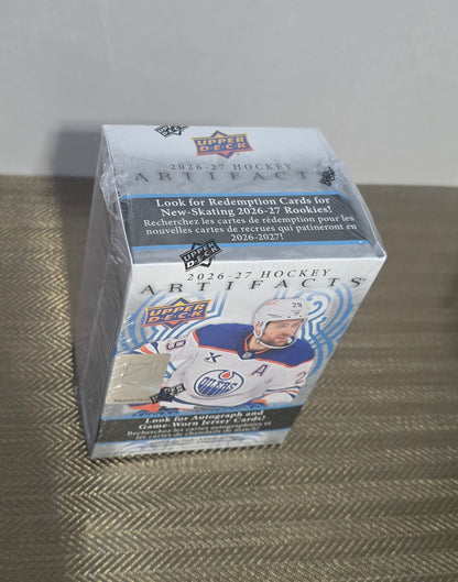 2026-27 Upper Deck Artifacts  Cartes Hockey NHL Blaster Box