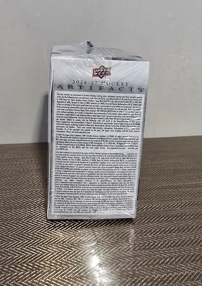 2026-27 Upper Deck Artifacts  Cartes Hockey NHL Blaster Box