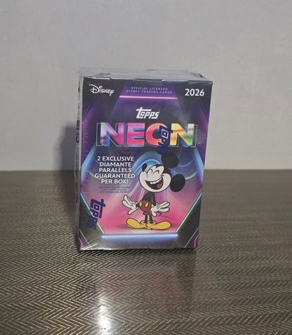 2026 Topps Cartes Disney Neon Blaster Box