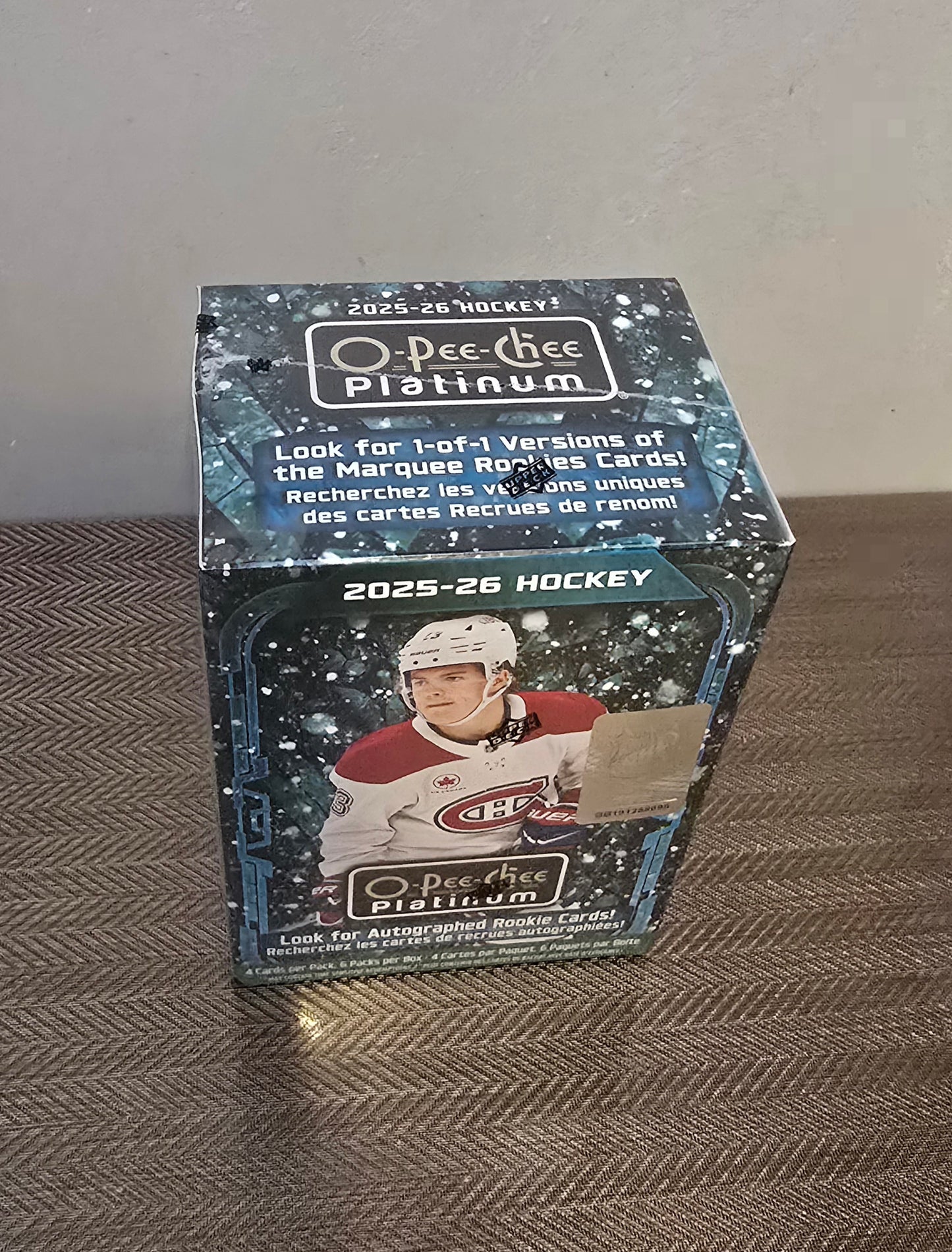 2025-26 Upper Deck O-Pee-Chee Platinum Cartes Hockey NHL Blaster Box