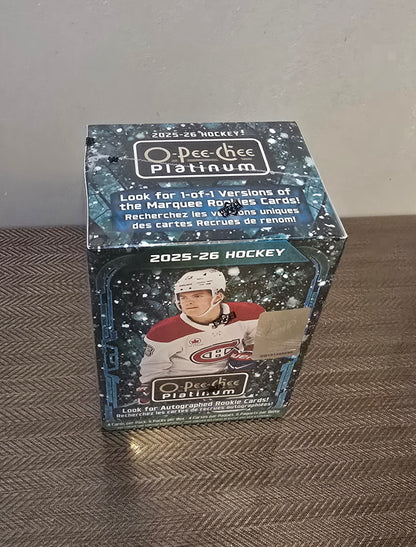 2025-26 Upper Deck O-Pee-Chee Platinum Cartes Hockey NHL Blaster Box