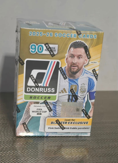 2025/26 Panini Donruss Road to FIFA World Cup Cartes Foot Soccer Hobby Blaster Box