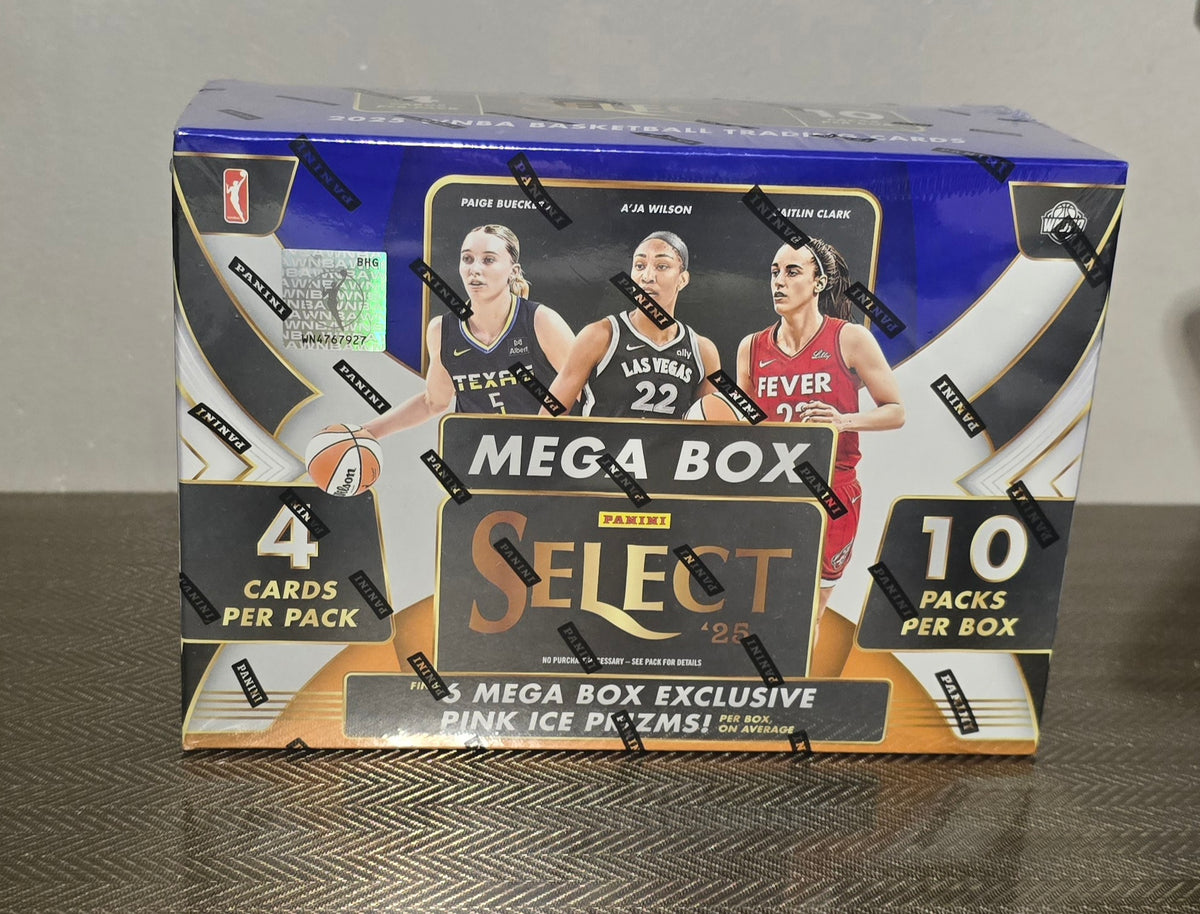 2025 Panini Select WNBA Cartes Basketball Méga Box (Blue)
