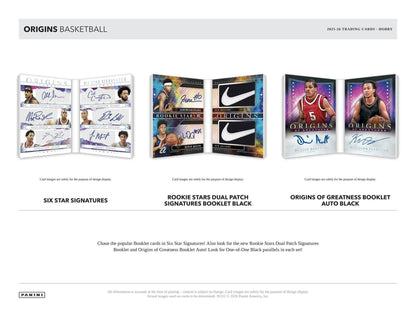 2025-26 Panini Origins Cartes Basketball NBA Hobby Box ** PRECOMMANDE **