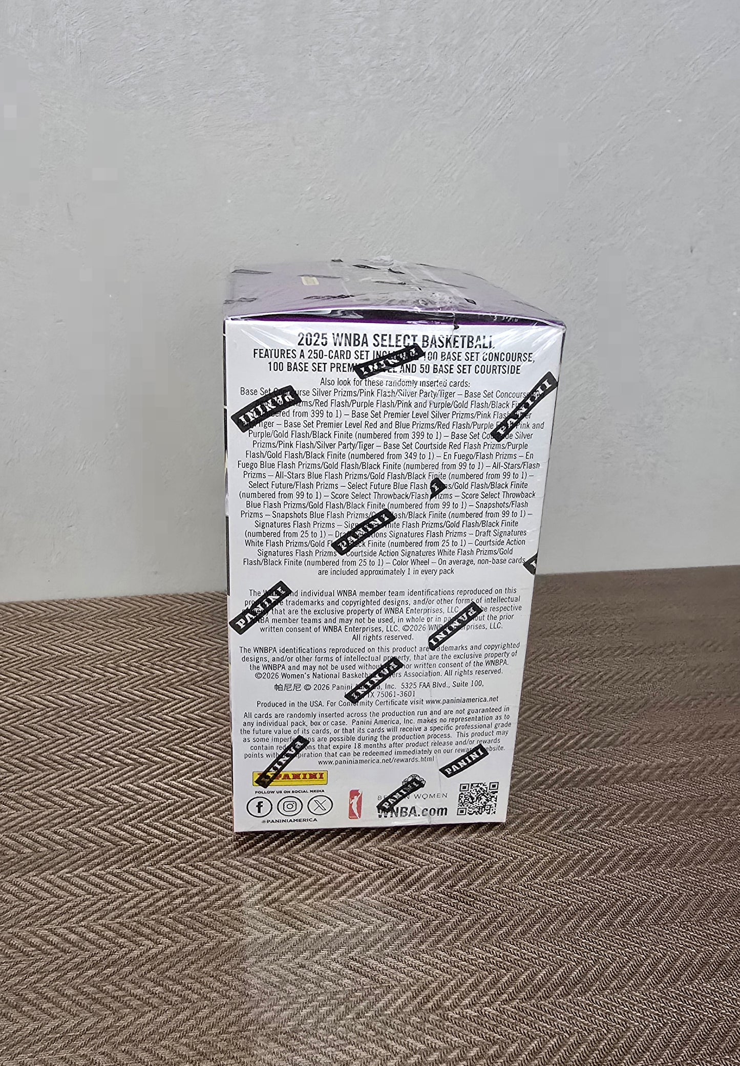 2025 Panini Select WNBA Cartes Basketball Blaster Box