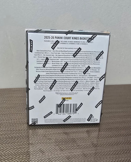 2025-26 Panini Court Kings Cartes Basketball NBA Hobby Box