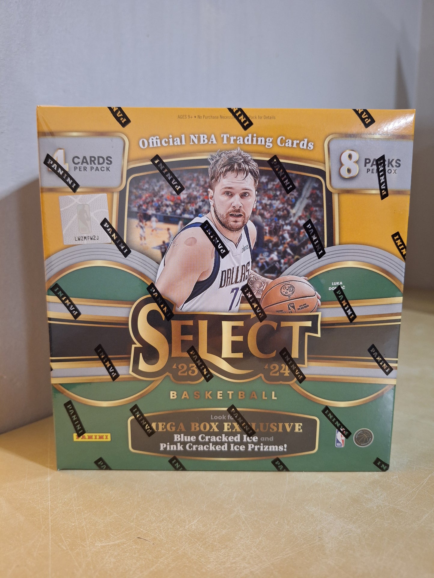 2023/2024 Panini Select Cartes Basketball NBA Méga Box (Blue Cracked Ice)