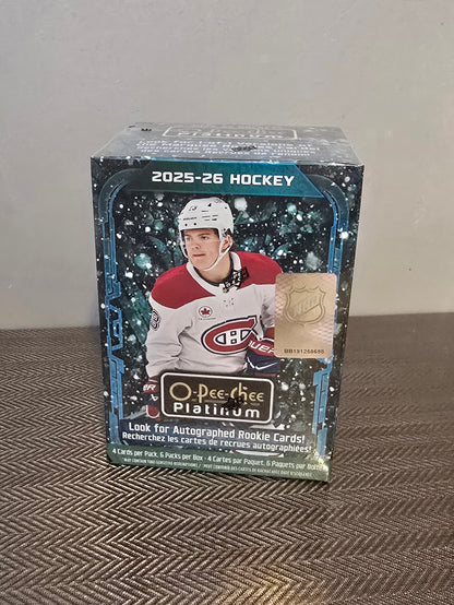 2025-26 Upper Deck O-Pee-Chee Platinum Cartes Hockey NHL Blaster Box