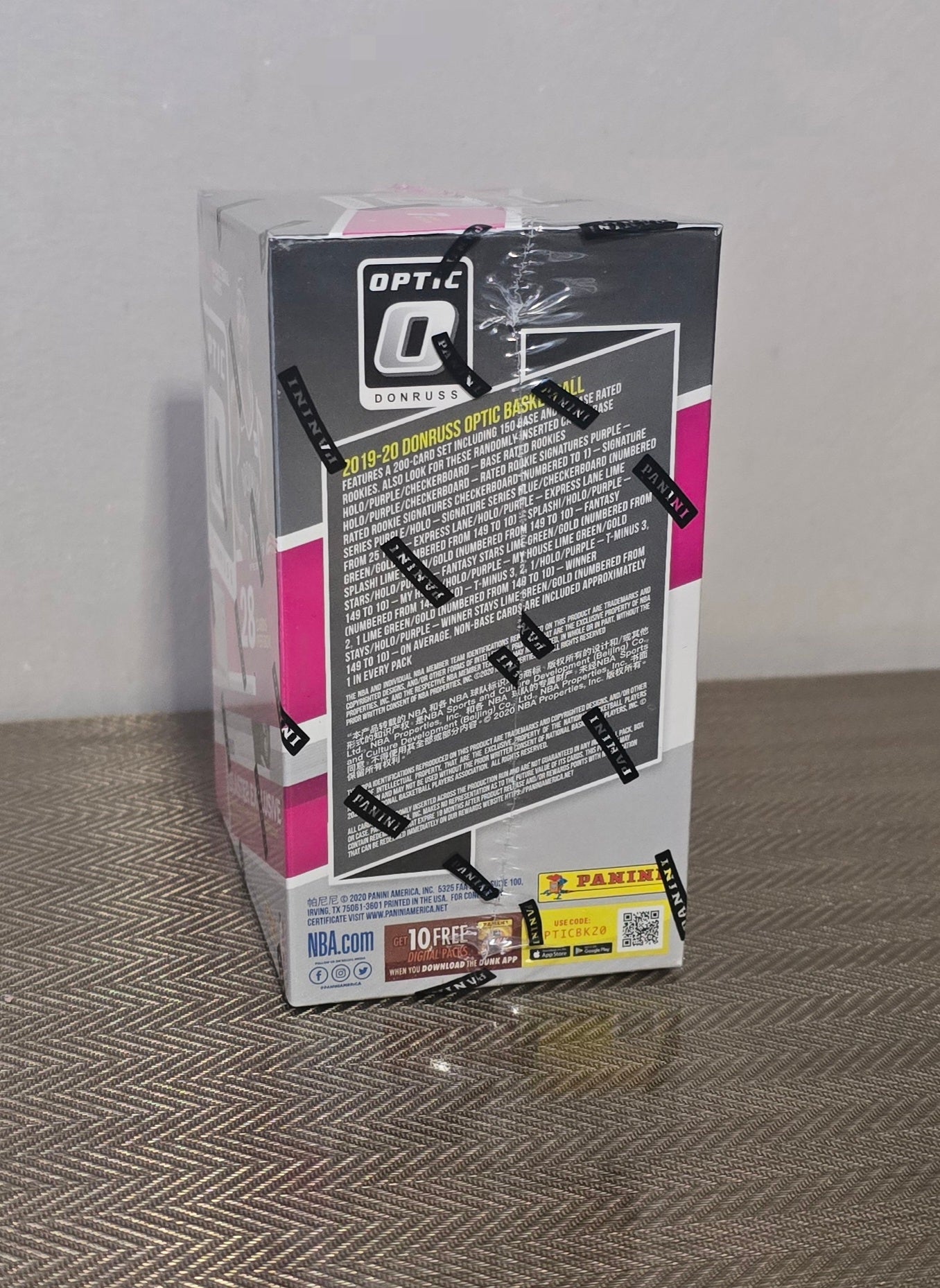 2019-20 Panini Donruss Optic Cartes Basketball NBA Blaster Box