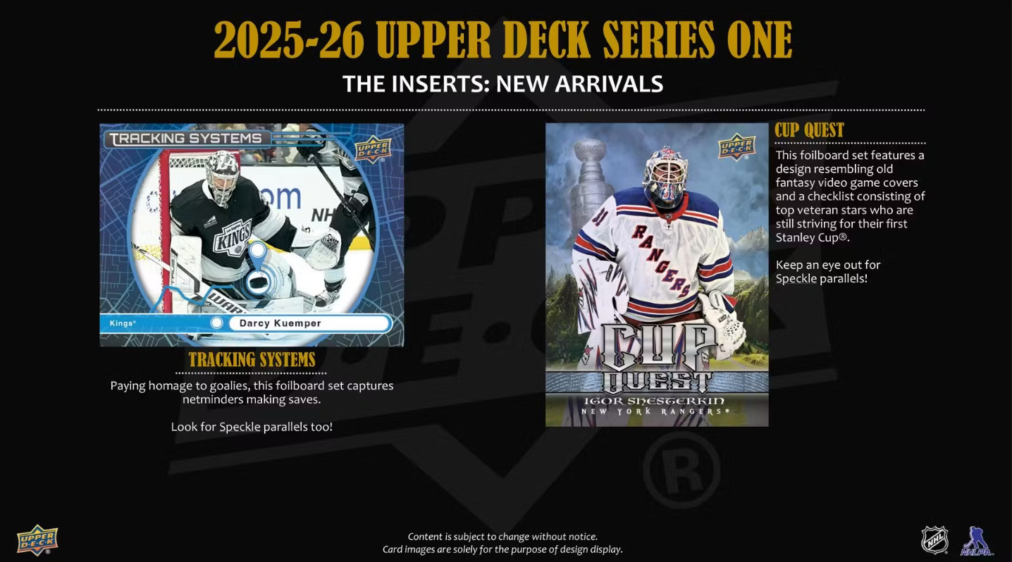 2025-26 Upper Deck Series 1 Cartes Hockey NHL Blaster Box