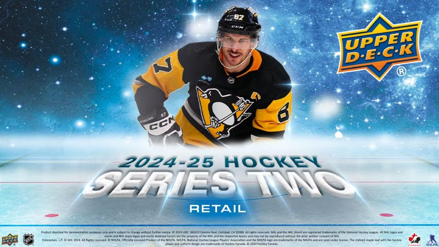 2024-25 Upper Deck Series 2 Tin Cartes Hockey NHL Upper Deck