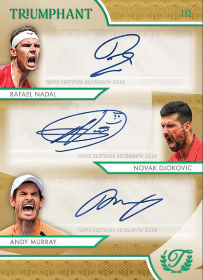 2025 Topps Triumphant Cartes Tennis Hobby Box